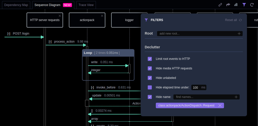 AppMap Filtering