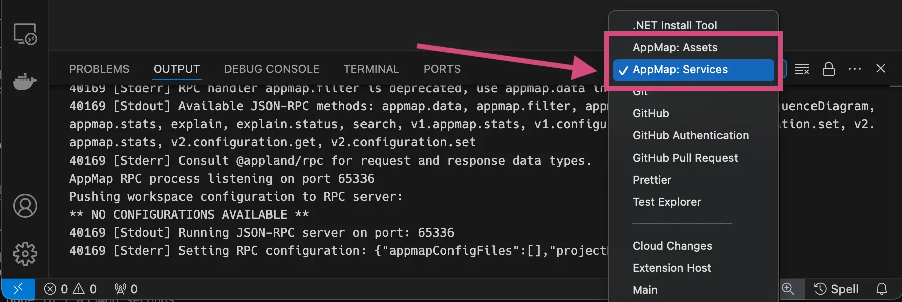 Select AppMap Services