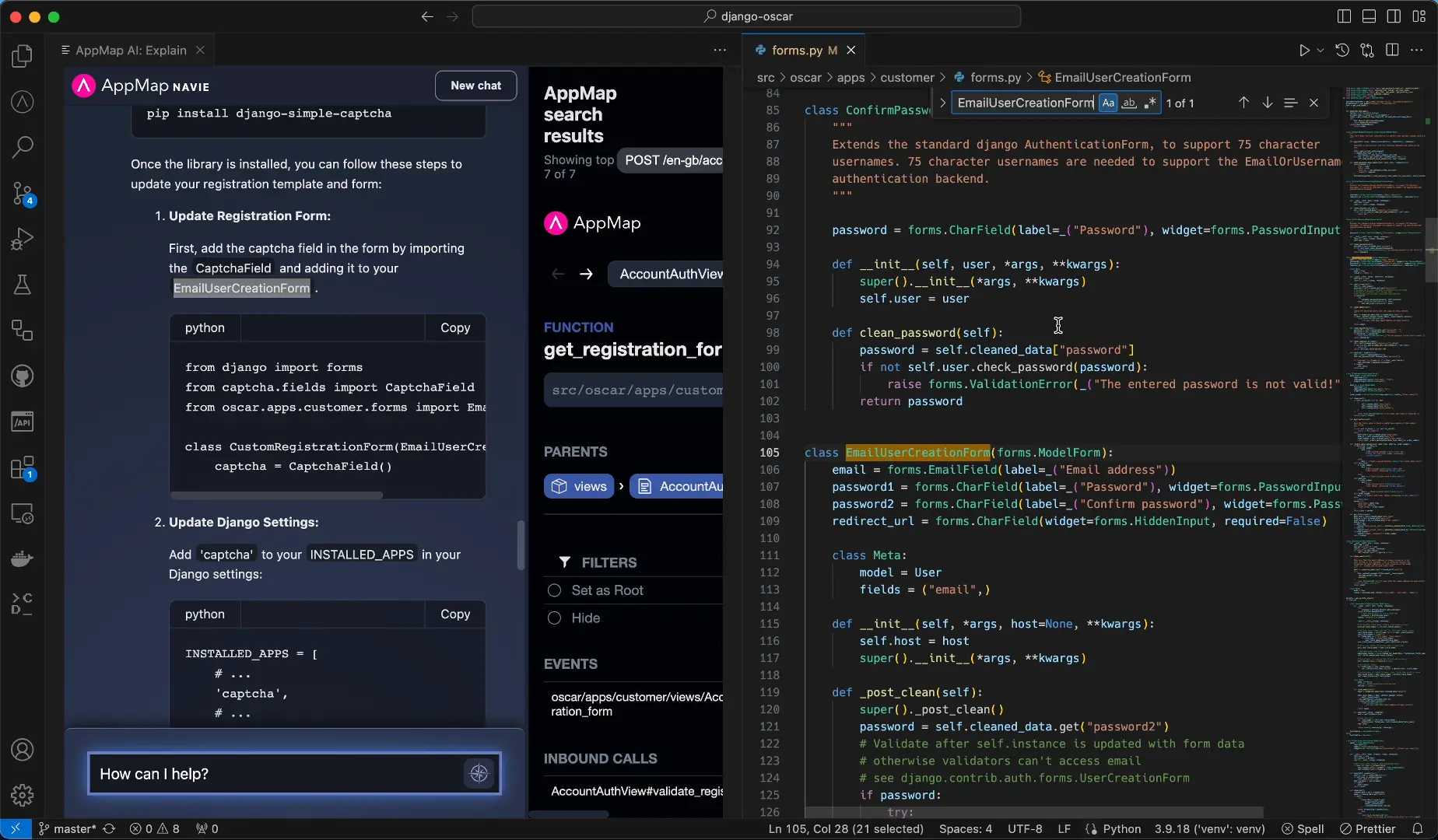 Adding a New Feature to a Complex Python Application