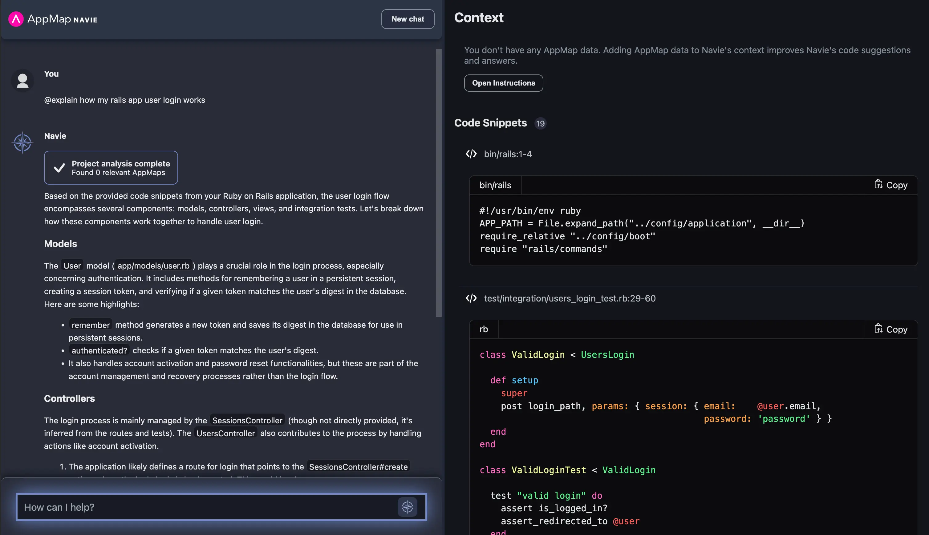 Navie Context Window