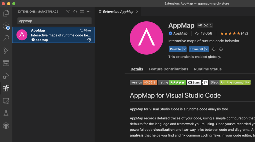 installing appmap in mastonon