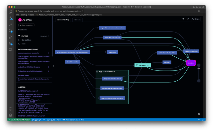 installing appmap in mastonon
