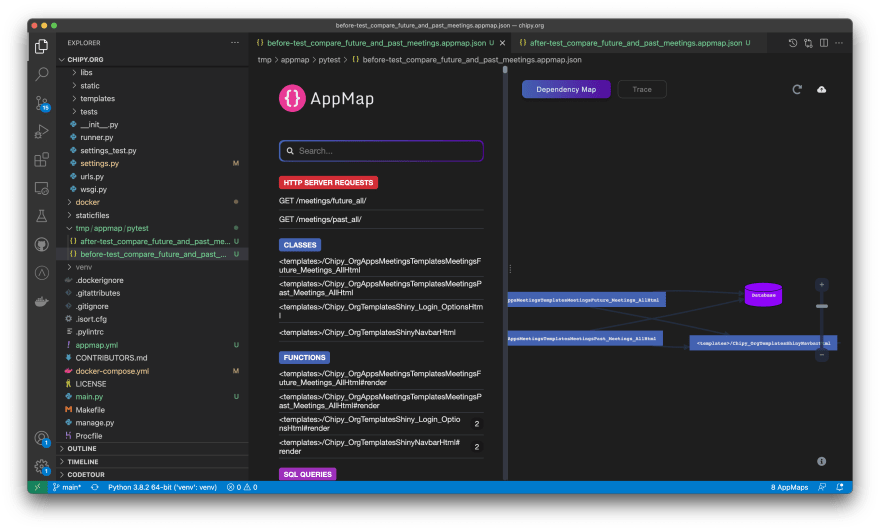 linked appmap for pull request 1