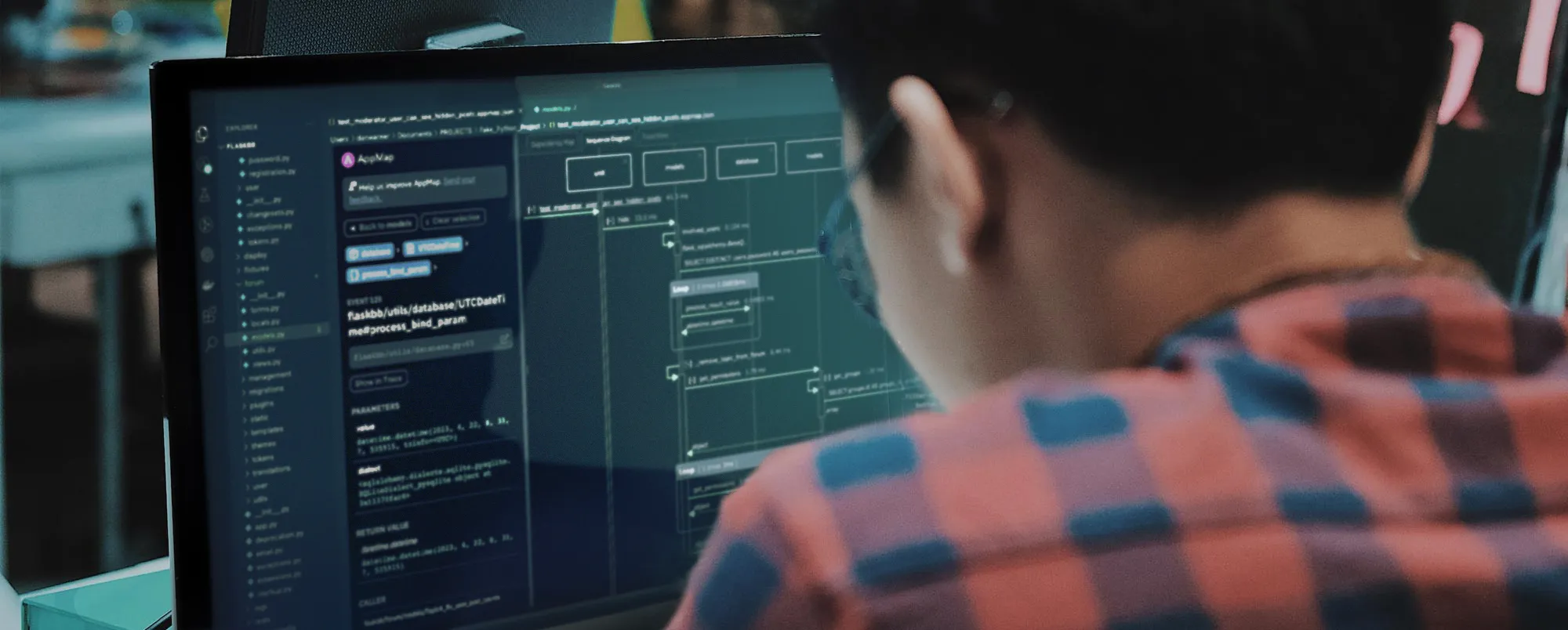 Python developer uses AppMap to analyze a system they don't understand