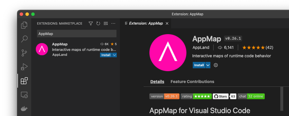AppMap for Visual Studio Code