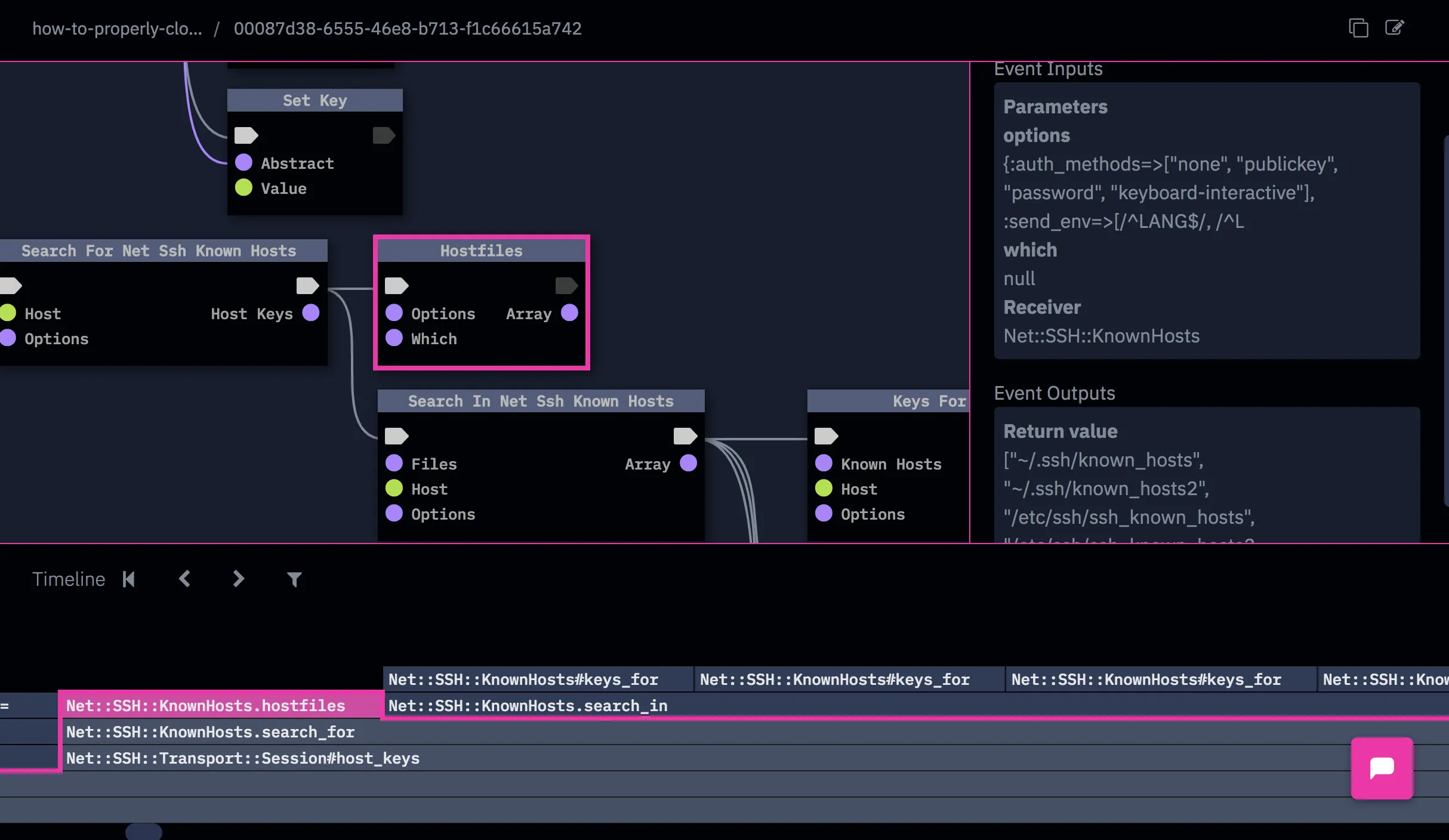 Loading host keys